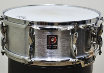 Premier 1410 Brushed Aluminum Snare Drum