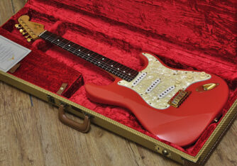Fender CS Stratocaster fiesta red 1996