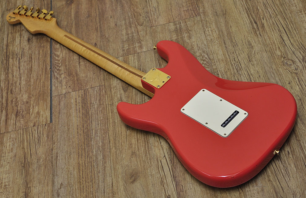 Fender CS Stratocaster fiesta red 1996 (4)